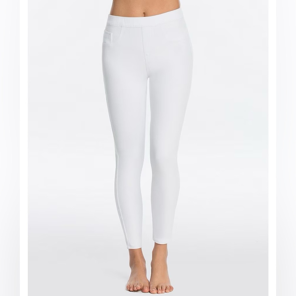 New with tag Spanx white Jean-ish leggings